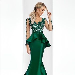 SOLD! Clarisse Peplum Dress